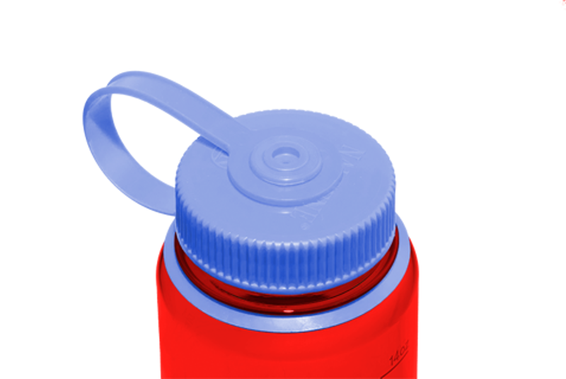 Nalgene Wide Mouth Sustain Tritan Bottle Colour Block Marmalade-1