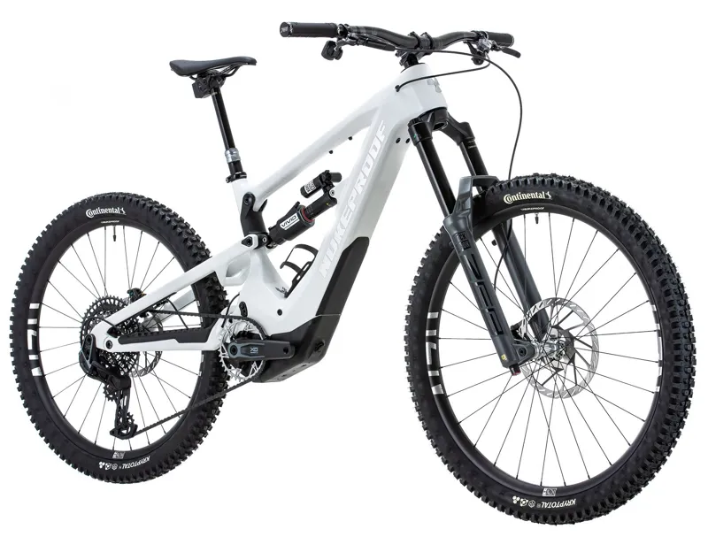Nukeproof Megawatt Carbon 297 RS Electric Bike 2024 White-1