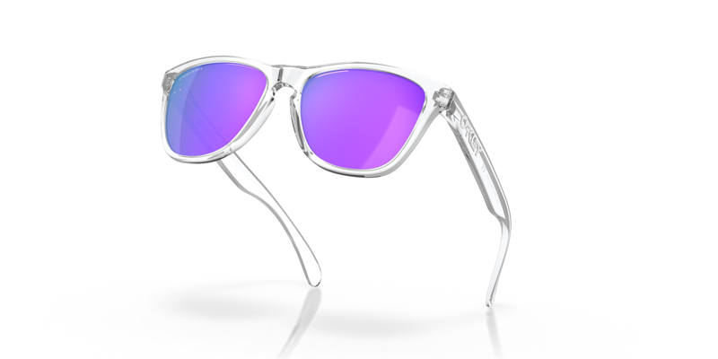 Oakley Frogskin Sunglasses Polished Clear/Prizm/Violet-1