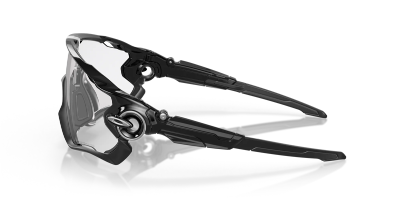 Oakley Jawbreaker Sunglasses Polished Black/Clear to Black Iridium Photochromic Lenses-1