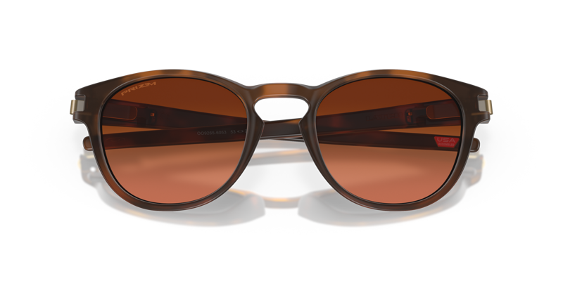 Oakley Latch Sunglasses Matt Brown Tortoise/Prizm/Brown Gradient-4