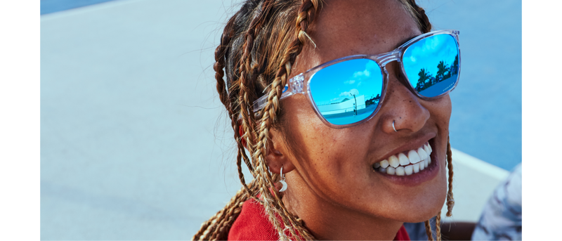 Oakley Manorburn Sunglasses Polished Clear/Prizm Sapphire-5