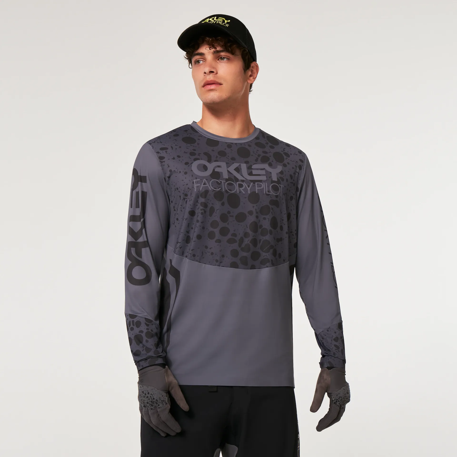 Oakley Maven RC Long Sleeve Jersey Black Frog