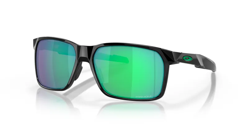 Oakley Portal X Sunglasses Polished Black/Prizm Jade-2