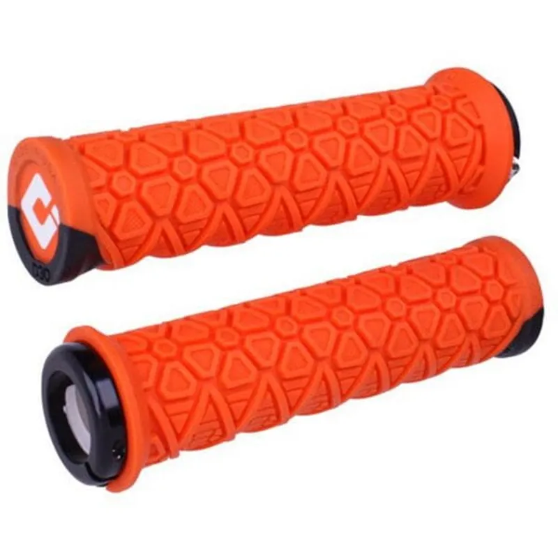 ODI Vanquish MTB Lock On Grips 135mm Featuring D30 Orange