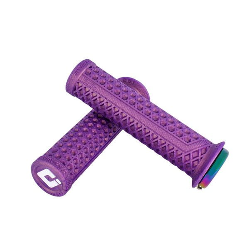 ODI Vans v2.1 MTB Lock On Grips 135mm Purple-1