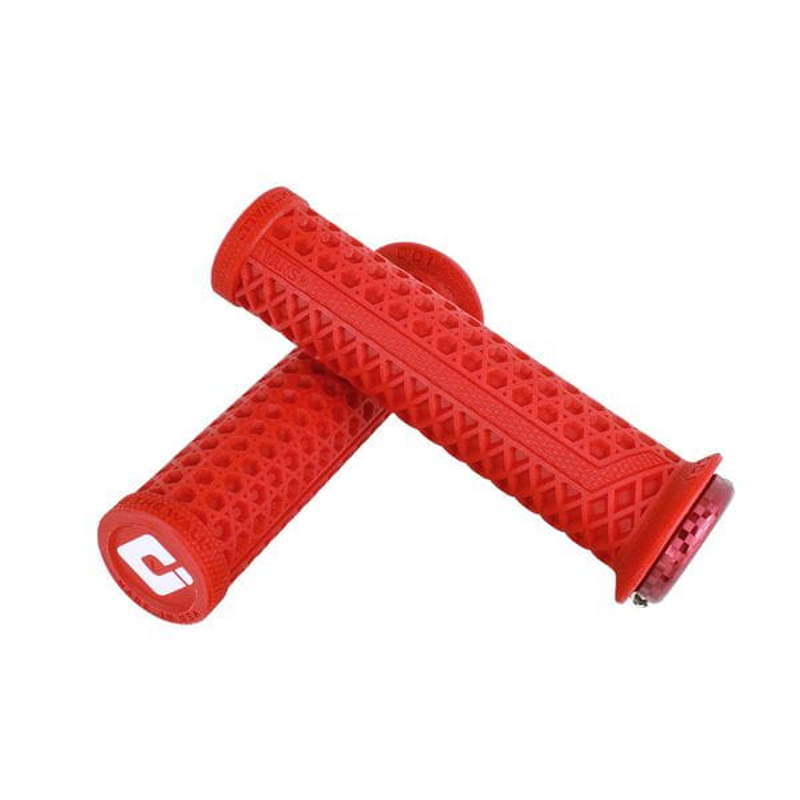 ODI Vans v2.1 MTB Lock On Grips 135mm Red-1