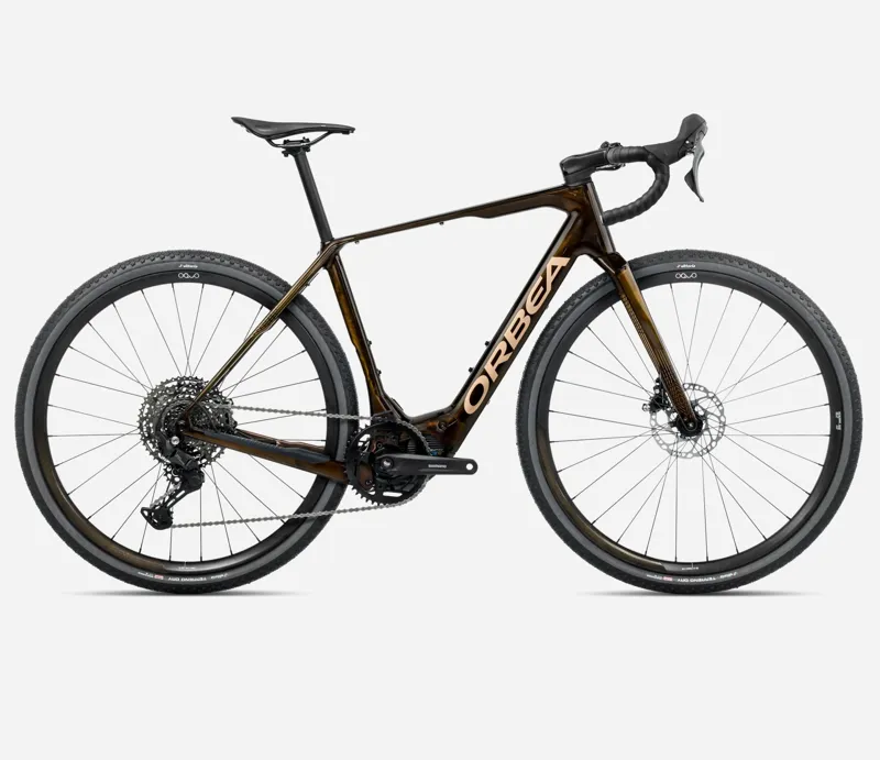 Orbea Denna M40 Electric Bike 2026 Caramel Carbon View/Golden Sand