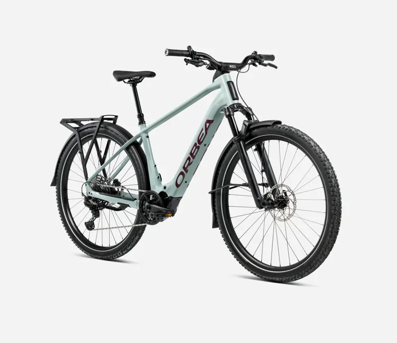Orbea Kemen Adv 10 Electric Bike 2025 Blue Stone/Burgundy-1