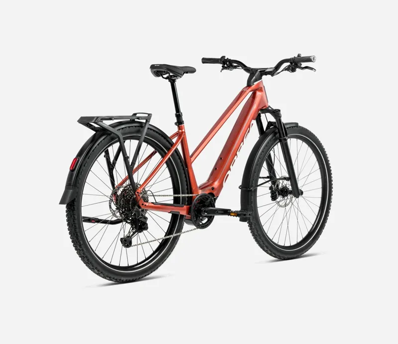 Orbea Kemen Adv 10 Mid Electric Bike 2025 Mars Red/Ivory White-1