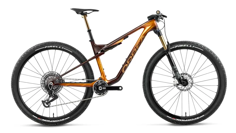 Orbea Oiz M-LTD Mountain Biking 2027 Caramel Carbon View/Leo Orange