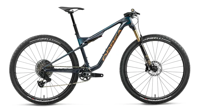 Orbea Oiz M-Team AXS Mountain Biking 2027 Fuel Carbon View/Titan Gold