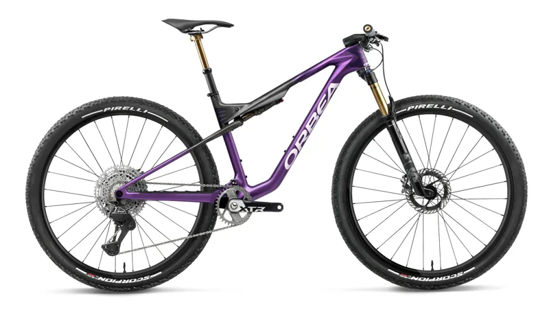 Orbea Oiz M-Team Factory Mountain Biking 2027 Royal Plum/DiamondBlack Carbon