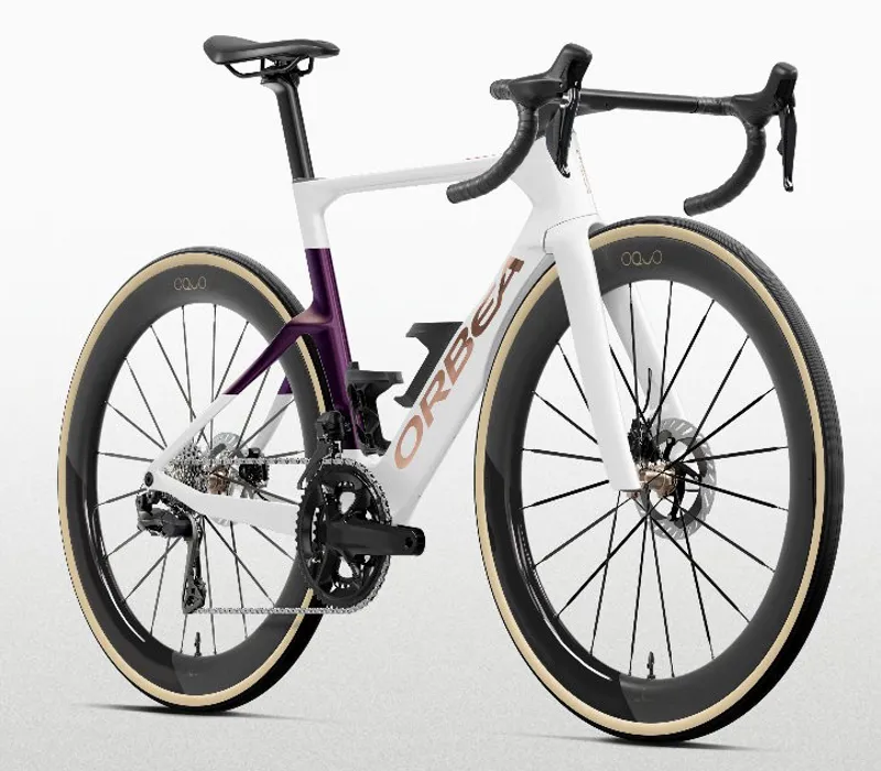 Orbea Orca Aero M22 LTD Road Bike 2027 Golden Off White/Sunset-1