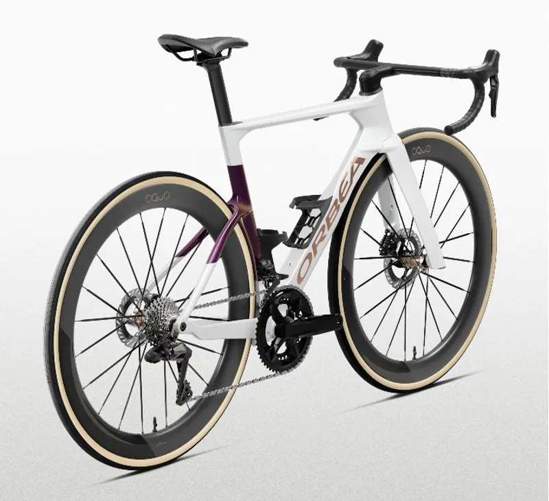 Orbea Orca Aero M22 LTD Road Bike 2027 Golden Off White/Sunset-2