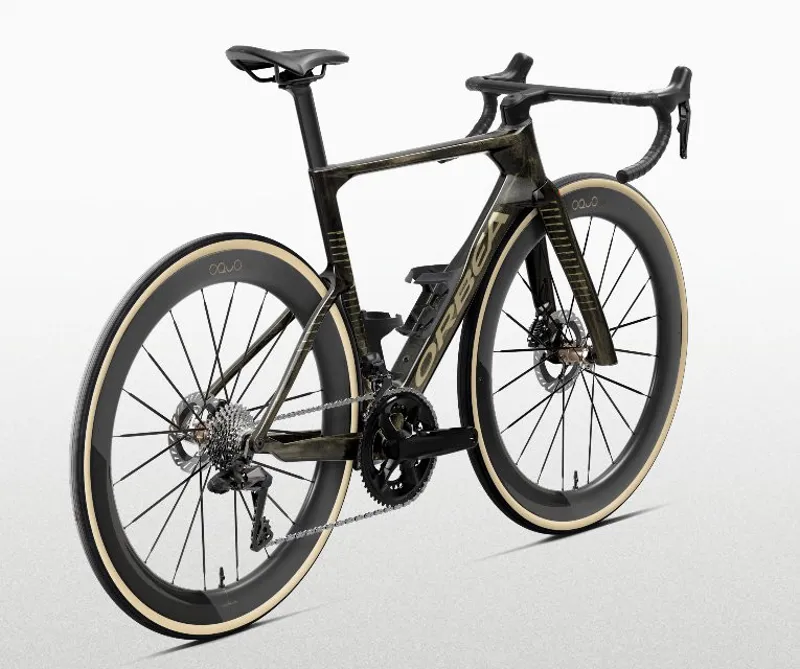 Orbea Orca Aero M10i LTD PWR Road Bike 2027 Magic Gold C. View/Titanium-2