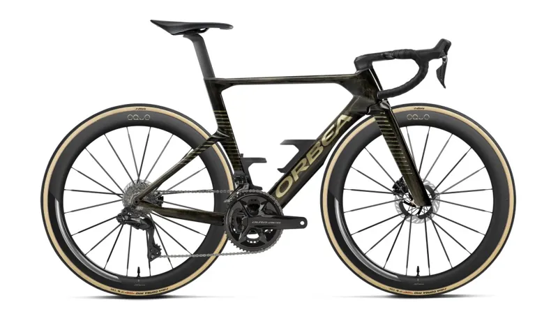 Orbea Orca Aero M10i LTD PWR Road Bike 2027 Magic Gold C. View/Titanium