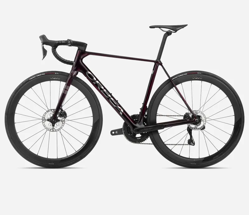 Orbea Orca M20i LTD Road Bike 2024 Wine Red/Titanium-1