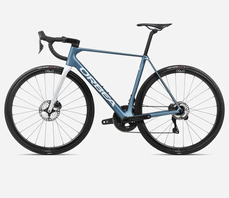 Orbea Orca M20i Team Road Bike 2024 Slate Blue/Halo Silver-1