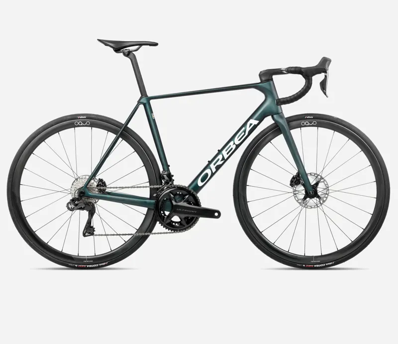 Orbea Orca M20i Team Road Bike 2026 Escape Green/Carbon View Matt