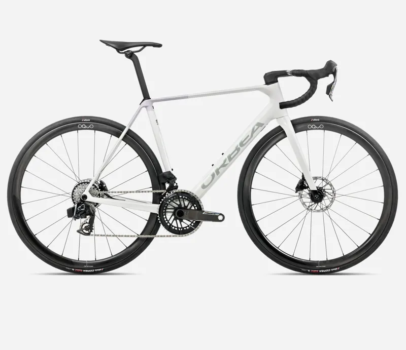 Orbea Orca M21 eTeam Road Bike 2026 Iris White/Lilac