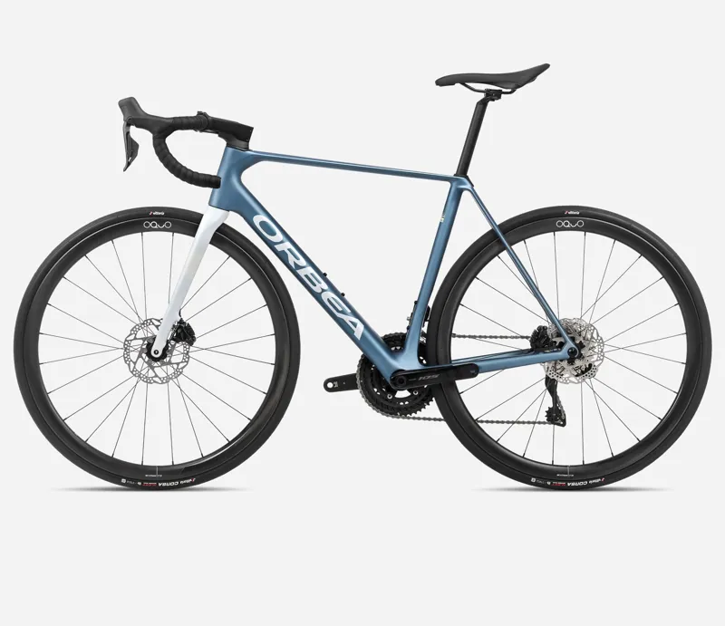 Orbea Orca M35i Road Bike 2024 Slate Blue/Halo Silver-1