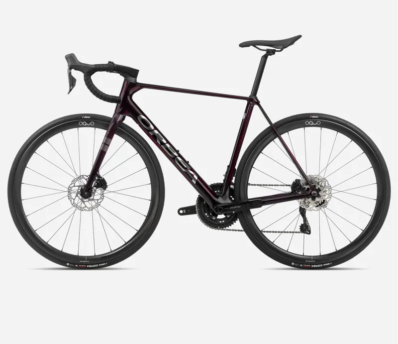 Orbea Orca M35i Road Bike 2024 Wine Red/Titanium-1