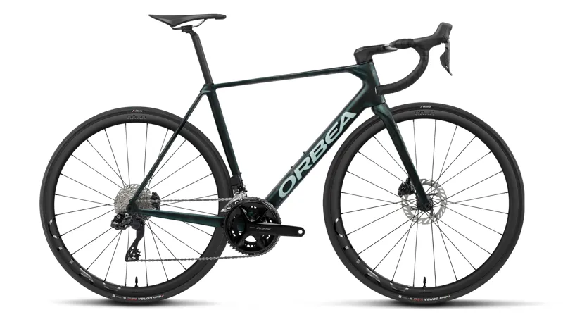 Orbea Orca M35i Road Bike 2027 Escape Green/Carbon View Matt