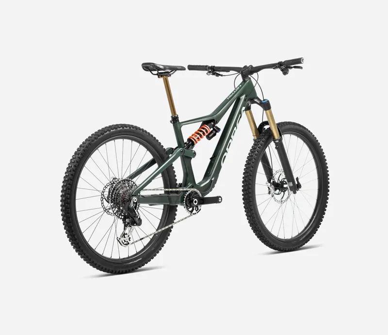 Orbea Rallon M-LTD Mountain Bike 2024 Forest Green Carbon View/Blue Stone-2