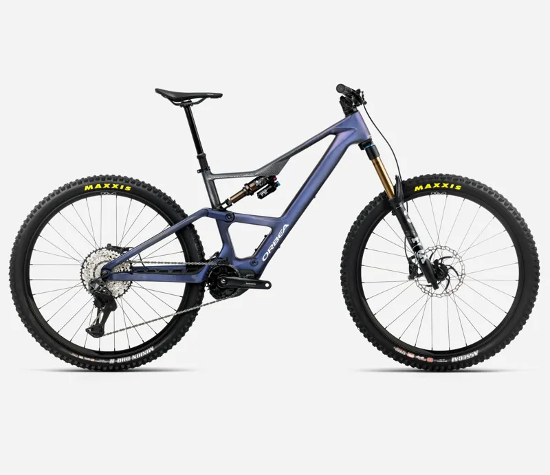 Orbea Rise LT M10 420Wh Electric Bike 2026 Tanzanite Carbon View/Carbon Raw