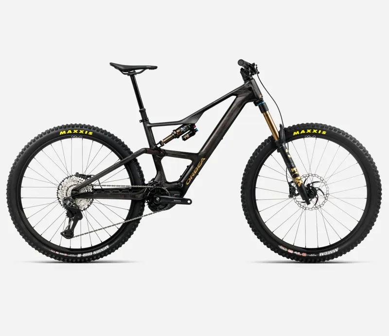 Orbea Rise LT M10 630Wh Electric Bike 2026 Cosmic Carbon View/Golden Sand