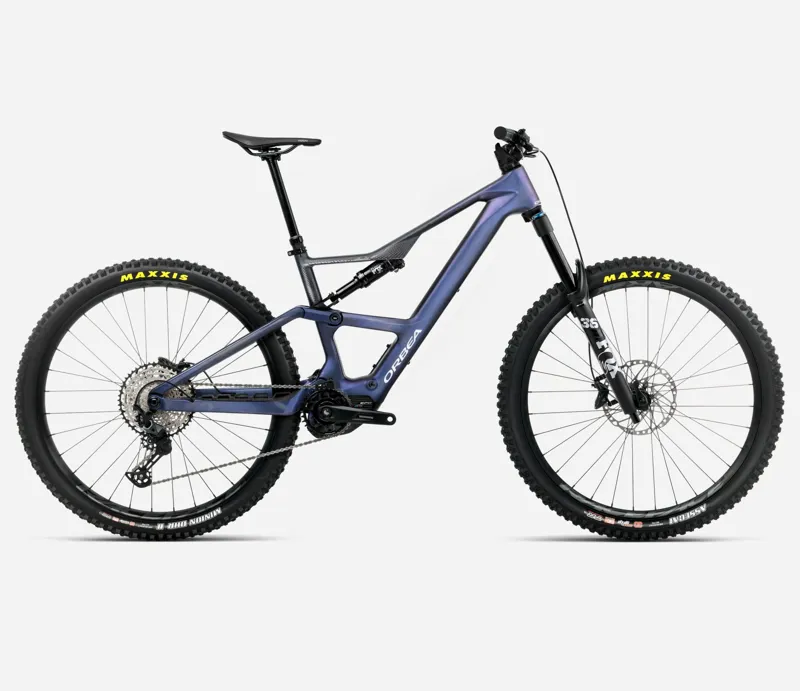 Orbea Rise LT M20 420Wh Electric Bike 2026 Tanzanite Carbon View/Carbon Raw