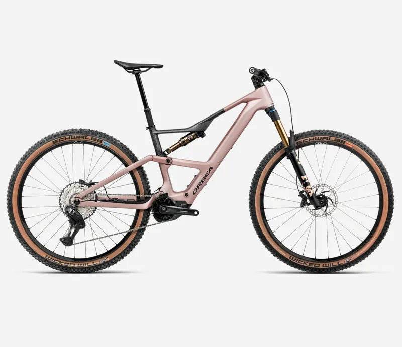 Orbea Rise SL M10 420Wh Electric Bike 2026 Desert Rose/Carbon Raw