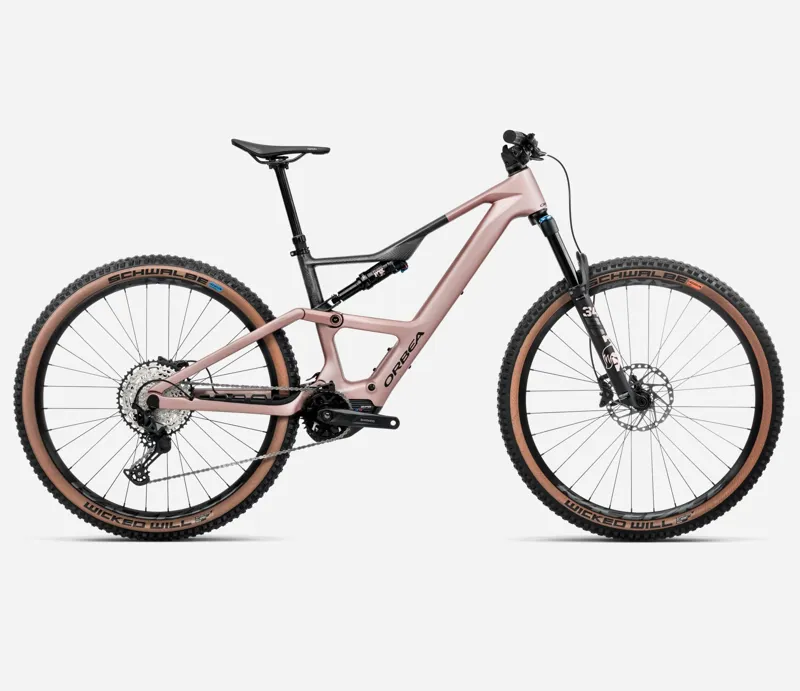 Orbea Rise SL M20 630Wh Electric Bike 2025 Desert Rose/Carbon Raw