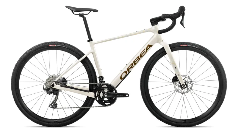 Orbea Terra H30 Gravel Bike 2027 Ivory White/Met Olive Green