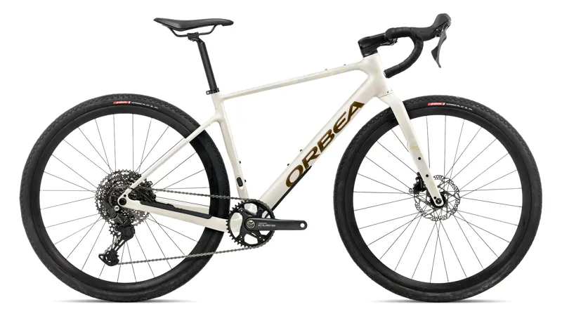 Orbea Terra H40 1X Gravel Bike 2027 Ivory White/Met Olive Green