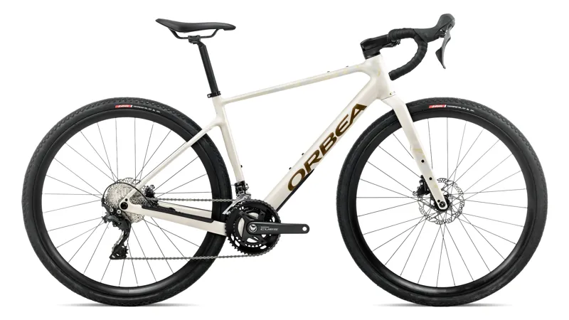 Orbea Terra H40 Team Gravel Bike 2027 Ivory White/Met Olive Green