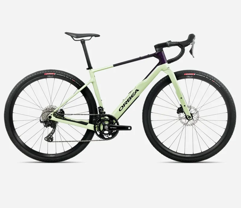 Orbea Terra M20 Team Gravel Bike 2026 Acid Gum/Fantasy Purple Carbon View