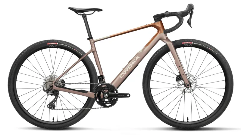 Orbea Terra M20 Team Gravel Bike 2027 Nickel/Met Cinnamon