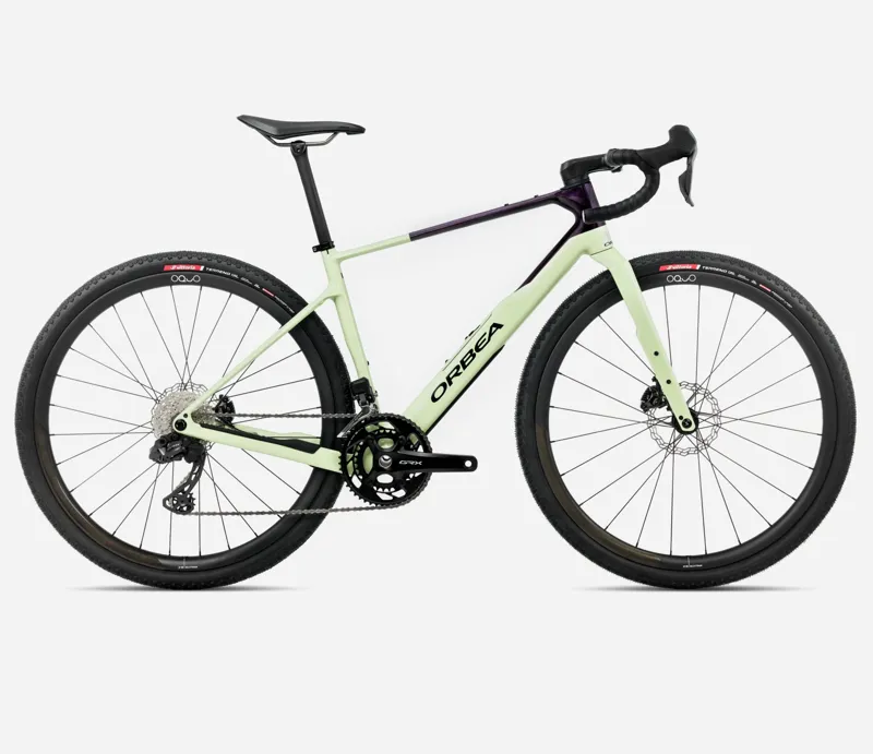 Orbea Terra M20i Team 1X Gravel Bike 2026 Acid Gum/Fantasy Purple Carbon View