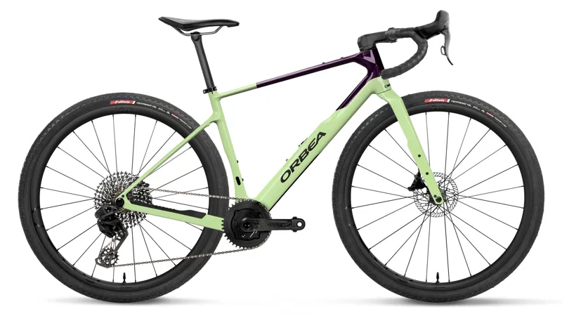 Orbea Terra M22 Team 1X Gravel Bike 2027 Acid Gum/Fantasy Purple Carbon
