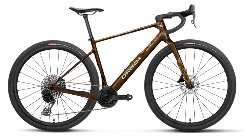 Orbea Terra M22 Team 1X Gravel Bike 2027 Caramel Carbon View