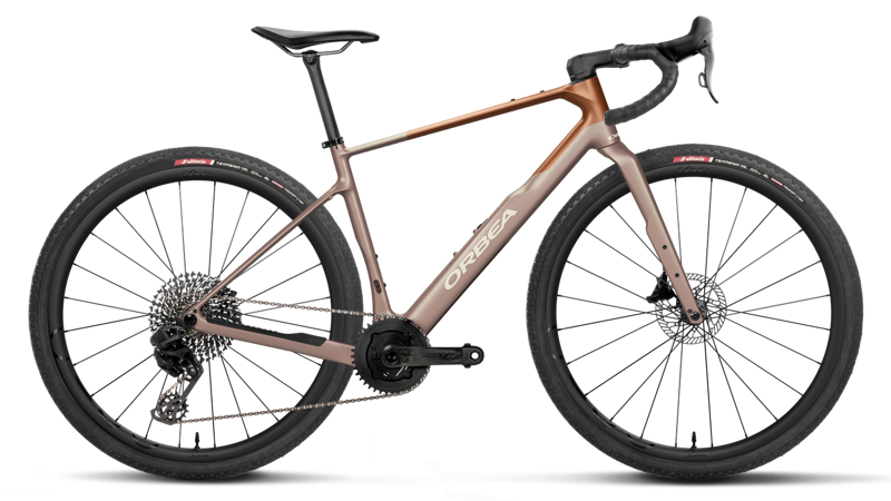 Orbea Terra M22 Team 1X Gravel Bike 2027 Nickel/Metallic Cinnamon