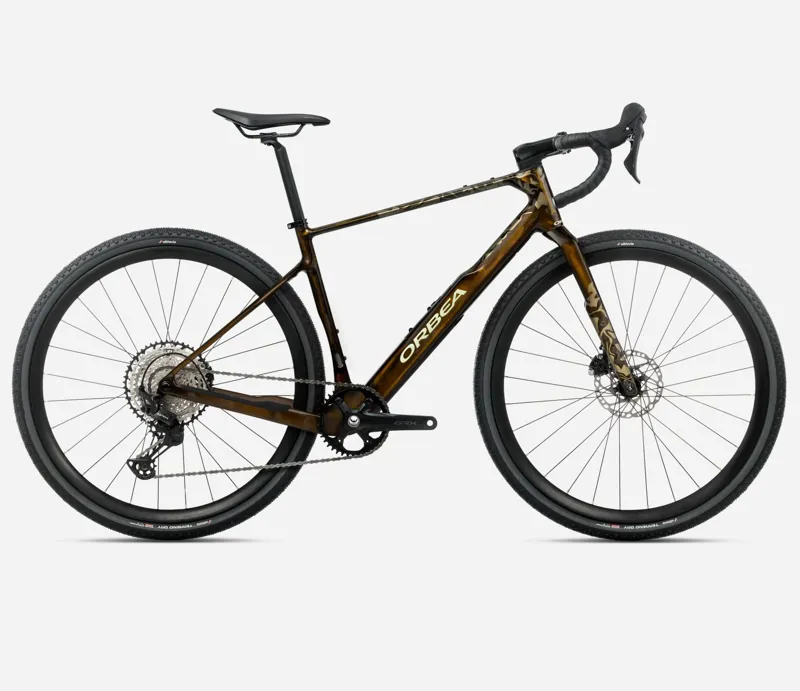 Orbea Terra M30 Team 1X Gravel Bike 2026 Caramel Carbon View 