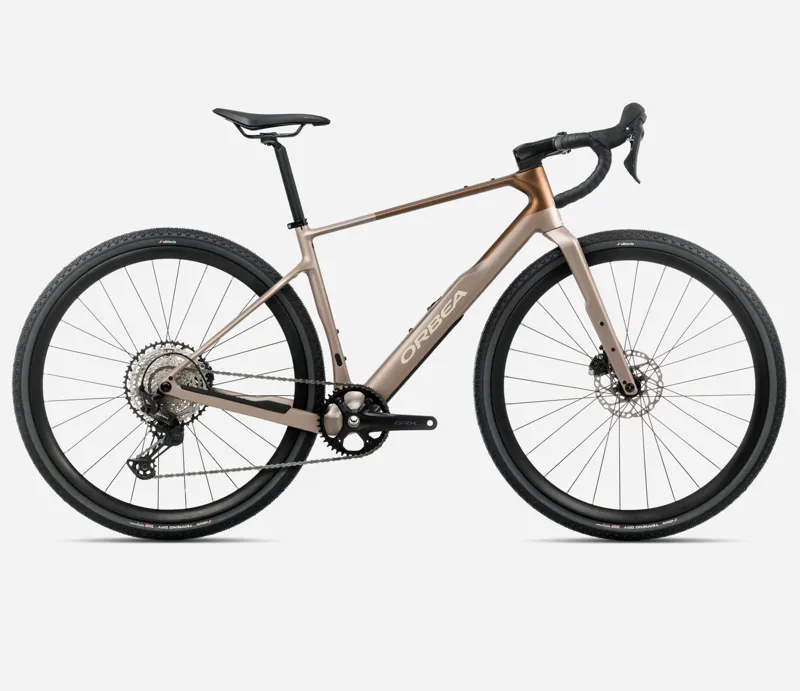 Orbea Terra M30 Team 1X Gravel Bike 2026 Nickel/Met Cinnamon