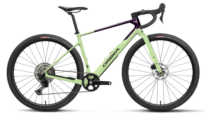 Orbea Terra M30 Team 1X Gravel Bike 2027 Acid Gum/Fantasy Purple Carbon