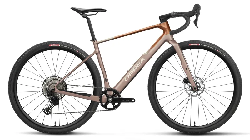 Orbea Terra M30 Team 1X Gravel Bike 2027 Nickel/Metallic Cinnamon