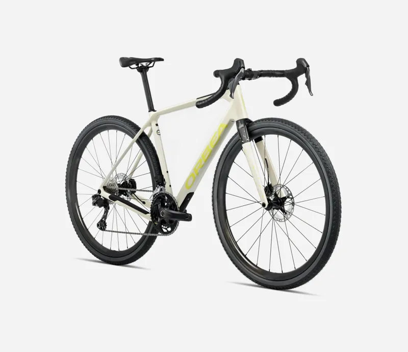 Orbea Terra M30 Team Gravel Bike 2025 Ivory White/Spicy Lime-1