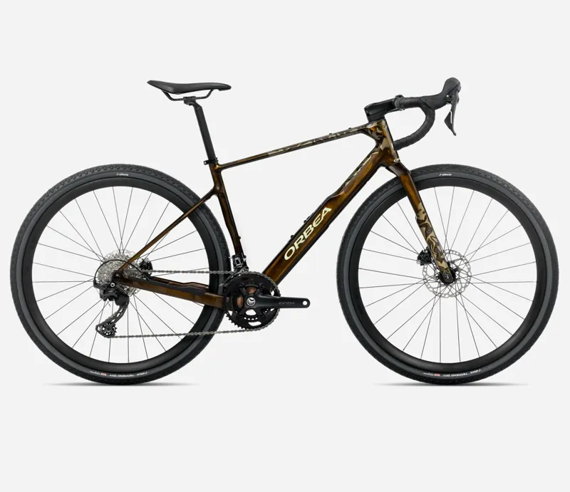 Orbea Terra M30 Team Gravel Bike 2026 Caramel Carbon View