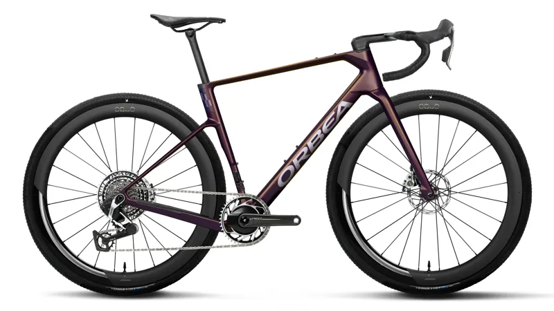 Orbea Terra Race M11e LTD 1X Pwr Gravel Bike 2027 Sunset Carbon View